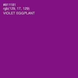 #811181 - Violet Eggplant Color Image