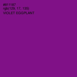 #811187 - Violet Eggplant Color Image