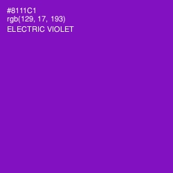 #8111C1 - Electric Violet Color Image