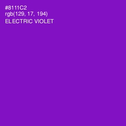 #8111C2 - Electric Violet Color Image