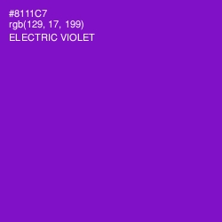 #8111C7 - Electric Violet Color Image