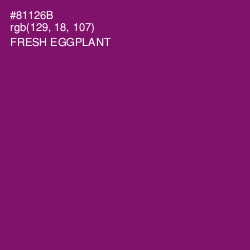 #81126B - Fresh Eggplant Color Image