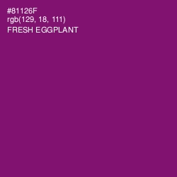 #81126F - Fresh Eggplant Color Image