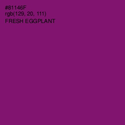 #81146F - Fresh Eggplant Color Image