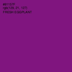 #81157F - Fresh Eggplant Color Image