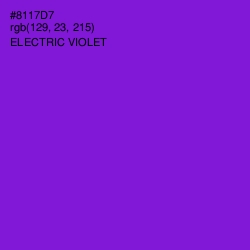 #8117D7 - Electric Violet Color Image