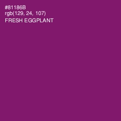 #81186B - Fresh Eggplant Color Image