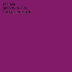 #811A68 - Fresh Eggplant Color Image