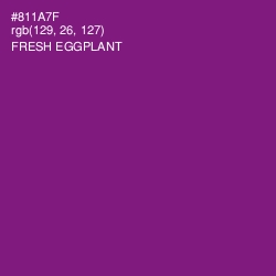 #811A7F - Fresh Eggplant Color Image