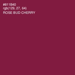 #811B40 - Rose Bud Cherry Color Image