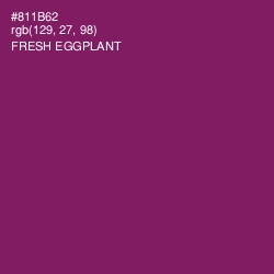 #811B62 - Fresh Eggplant Color Image