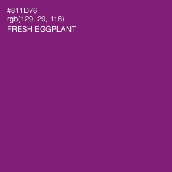 #811D76 - Fresh Eggplant Color Image