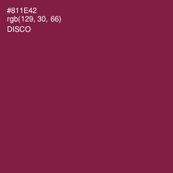 #811E42 - Disco Color Image