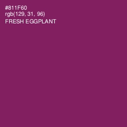 #811F60 - Fresh Eggplant Color Image