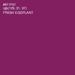 #811F61 - Fresh Eggplant Color Image