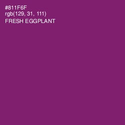 #811F6F - Fresh Eggplant Color Image