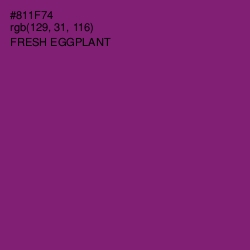 #811F74 - Fresh Eggplant Color Image