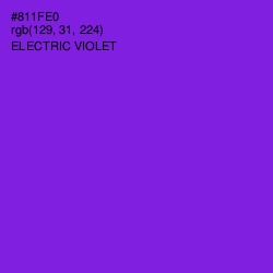 #811FE0 - Electric Violet Color Image