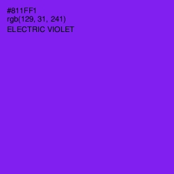 #811FF1 - Electric Violet Color Image