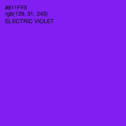 #811FF3 - Electric Violet Color Image