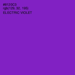 #8120C3 - Electric Violet Color Image