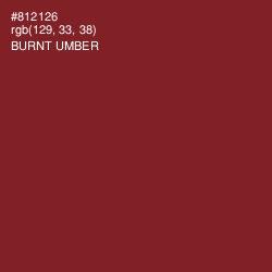 #812126 - Burnt Umber Color Image