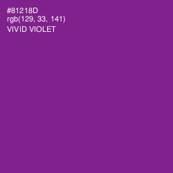 #81218D - Vivid Violet Color Image
