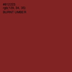 #812223 - Burnt Umber Color Image