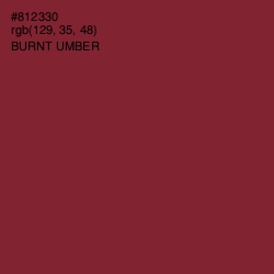 #812330 - Burnt Umber Color Image