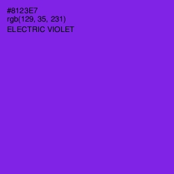 #8123E7 - Electric Violet Color Image