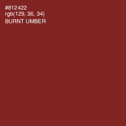 #812422 - Burnt Umber Color Image