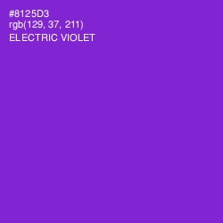 #8125D3 - Electric Violet Color Image