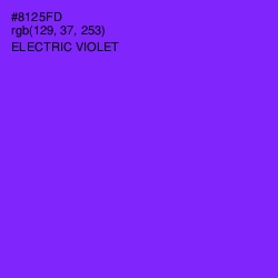 #8125FD - Electric Violet Color Image