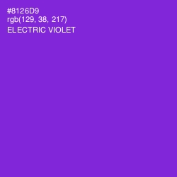 #8126D9 - Electric Violet Color Image