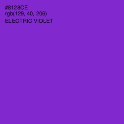 #8128CE - Electric Violet Color Image