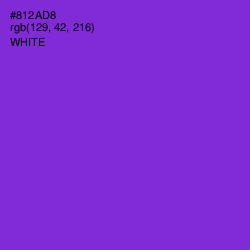 #812AD8 - Electric Violet Color Image