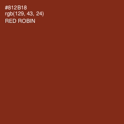 #812B18 - Red Robin Color Image