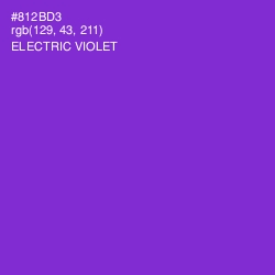 #812BD3 - Electric Violet Color Image