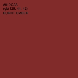 #812C2A - Burnt Umber Color Image