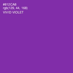 #812CA8 - Vivid Violet Color Image