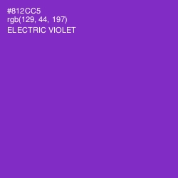 #812CC5 - Electric Violet Color Image