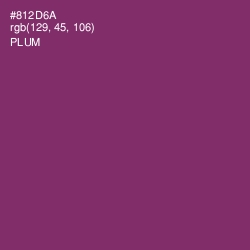 #812D6A - Plum Color Image