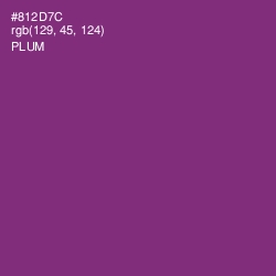 #812D7C - Plum Color Image