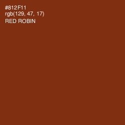 #812F11 - Red Robin Color Image