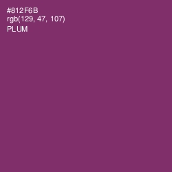 #812F6B - Plum Color Image