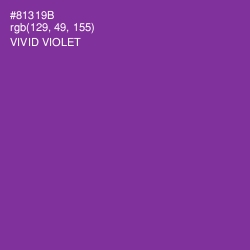 #81319B - Vivid Violet Color Image