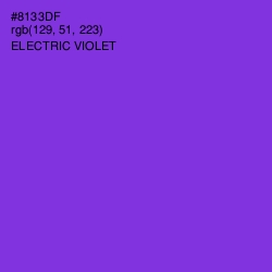 #8133DF - Electric Violet Color Image