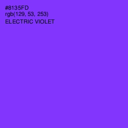 #8135FD - Electric Violet Color Image