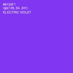 #8136F1 - Electric Violet Color Image