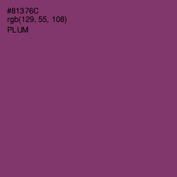 #81376C - Plum Color Image